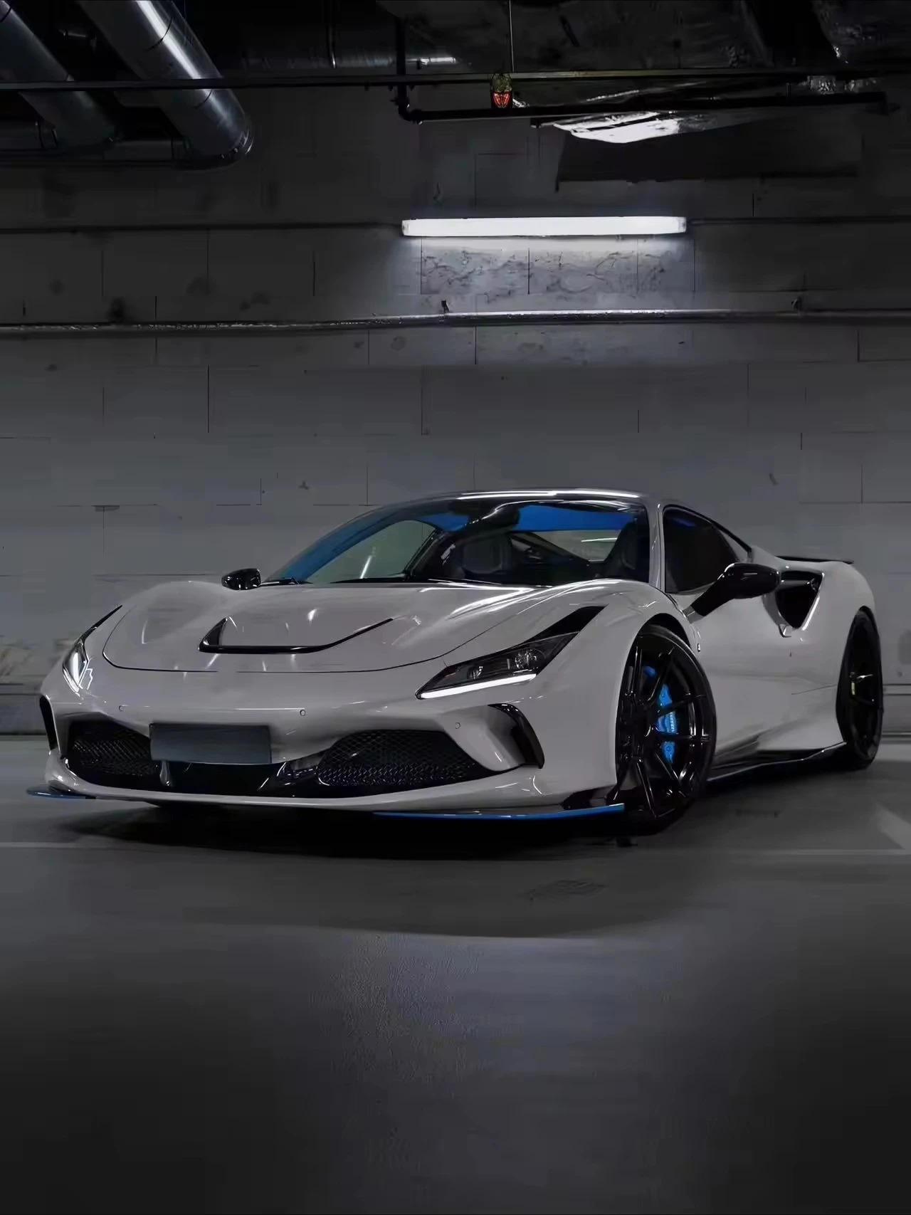 Novitc Style New Carbon Fiber Body Kit for F8 Front Lip Rear Diffuser Spoiler Upgrade